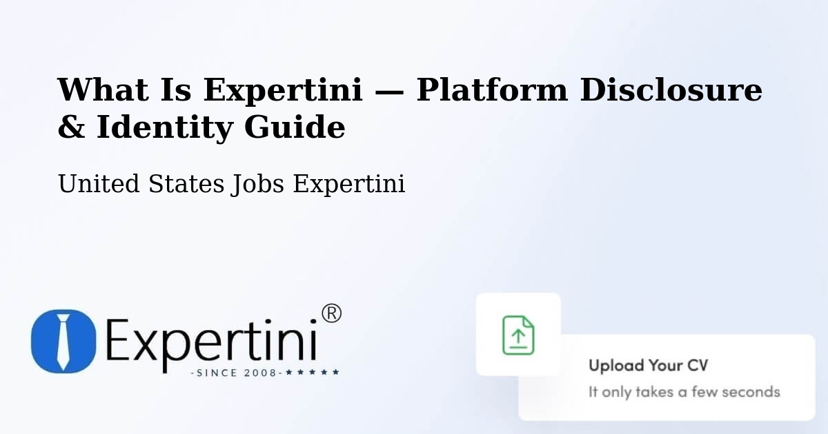 What Is Expertini — Platform Disclosure & Identity Guide – Opa Locka